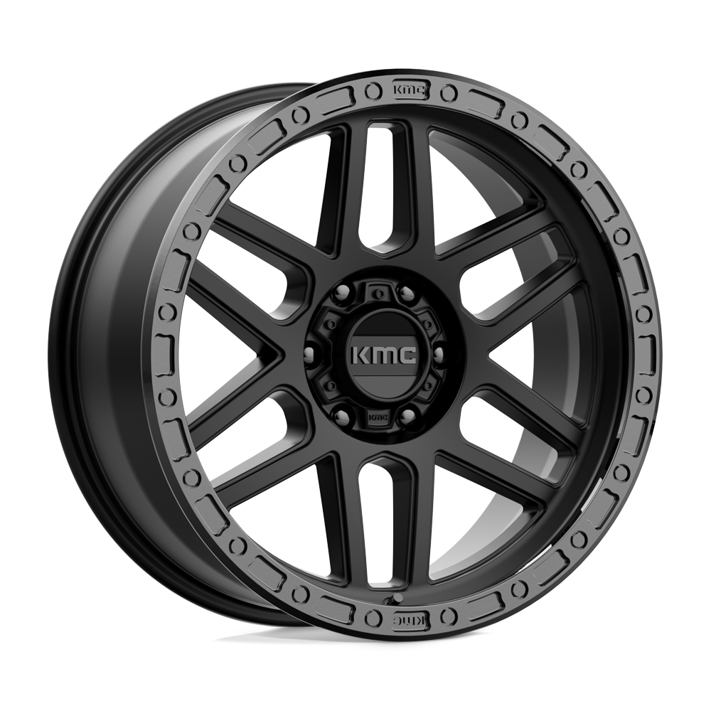 KMC Wheels Km544 Mesa 17x8.5 6x114.3 0 66.06 Satin Black With Gloss Black Lip