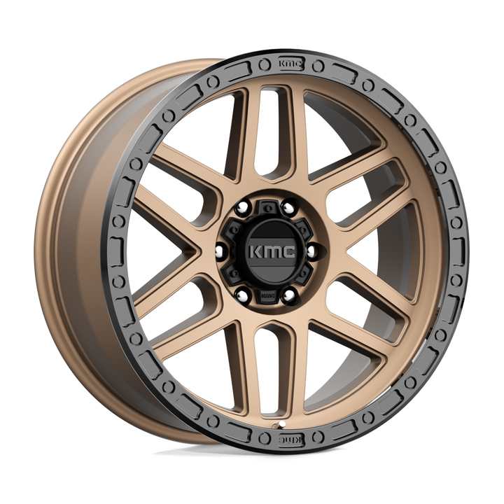 KMC Wheels Km544 Mesa 20x9 6x135 0 87.1 Matte Bronze With Black Lip