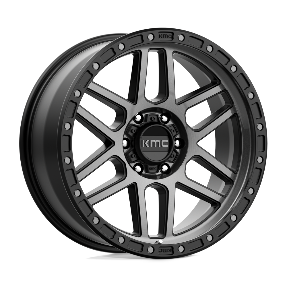 KMC Wheels Km544 Mesa 20x9 6x139.7 0 106.1 Satin Black With Gray Tint