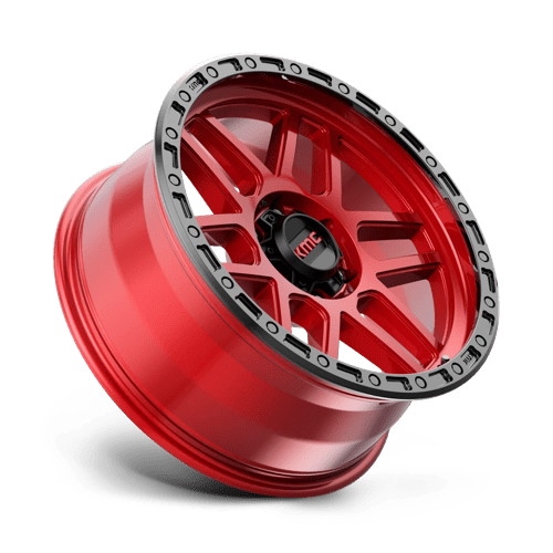 Roues KMC Km544 Mesa 20x9 6x135 0 87.1 Rouge Bonbon Avec Lèvre Noire