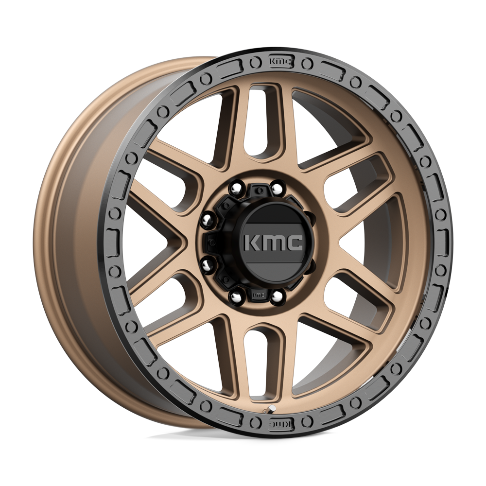 KMC Wheels Km544 Mesa 17x9 8x165.1 -12 125.1 Matte Bronze With Black Lip