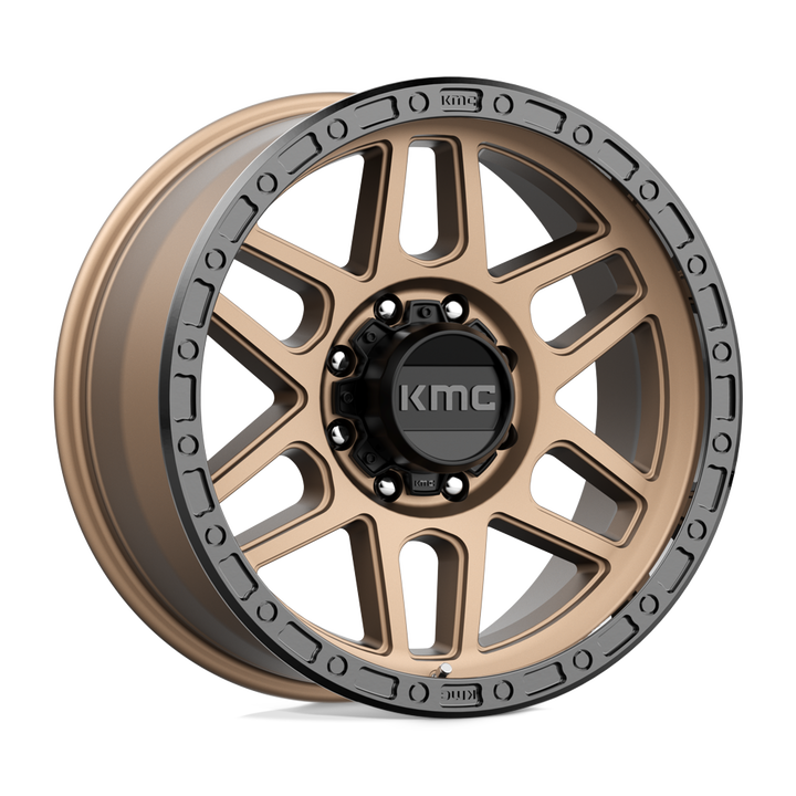 KMC Wheels Km544 Mesa 17x9 8x165.1 -12 125.1 Matte Bronze With Black Lip