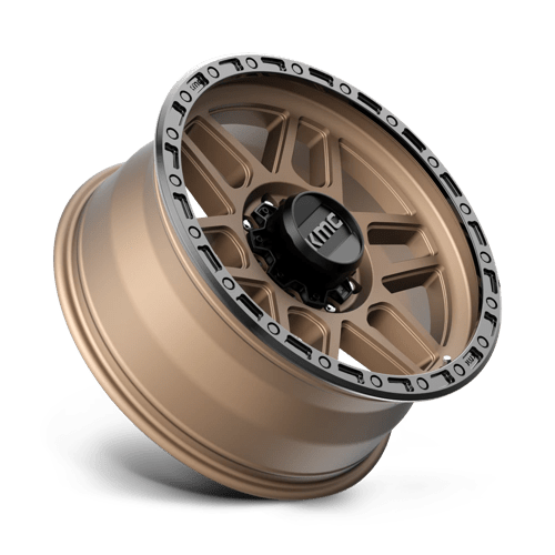 KMC Wheels Km544 Mesa 17x9 8x165.1 -12 125.1 Matte Bronze With Black Lip