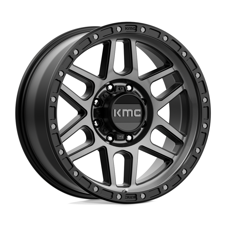 Roues KMC Km544 Mesa 20x9 8x170 0 125.1 Noir Satiné Avec Teinte Grise
