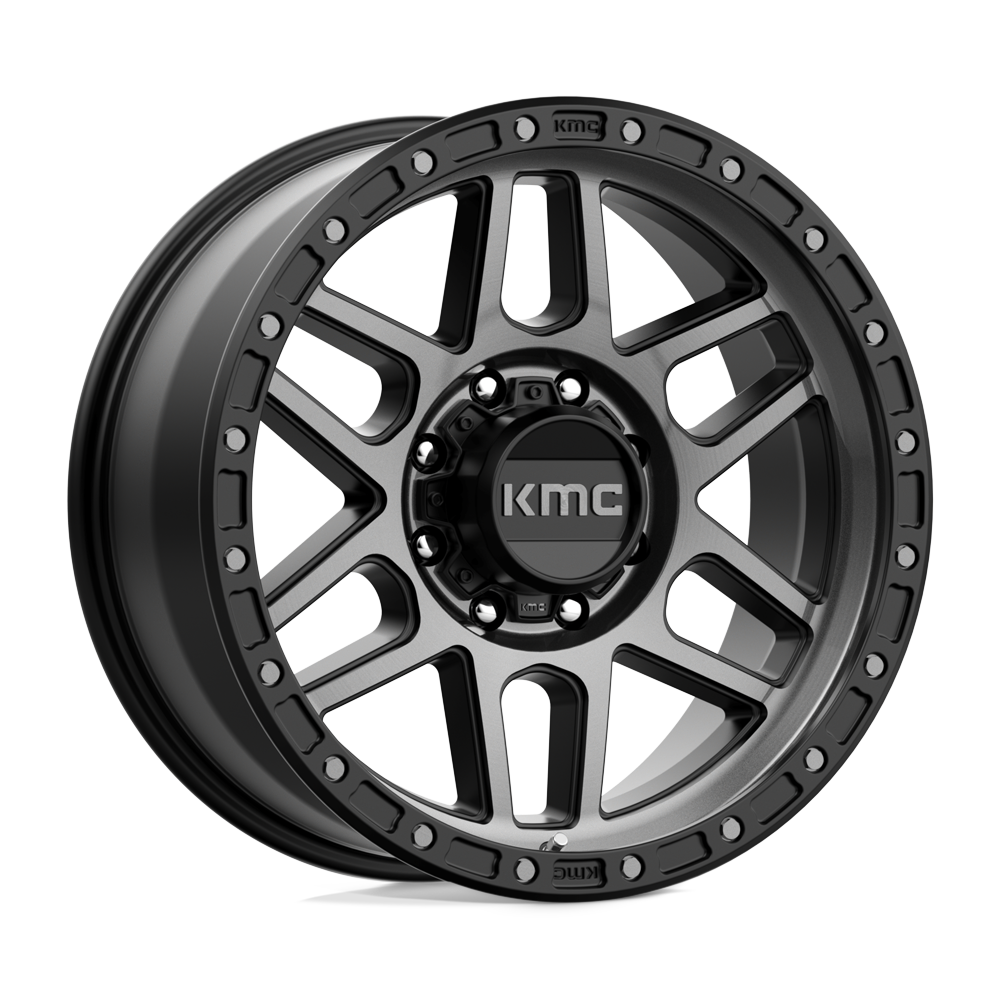 KMC Wheels Km544 Mesa 20x9 8x180 0 124.2 Satin Black With Gray Tint