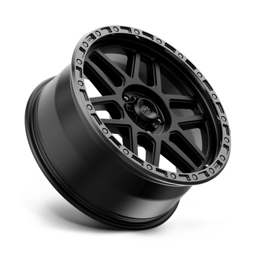 KMC Wheels Km544 Mesa 17x9 5x127 -12 71.5 Satin Black With Gloss Black Lip