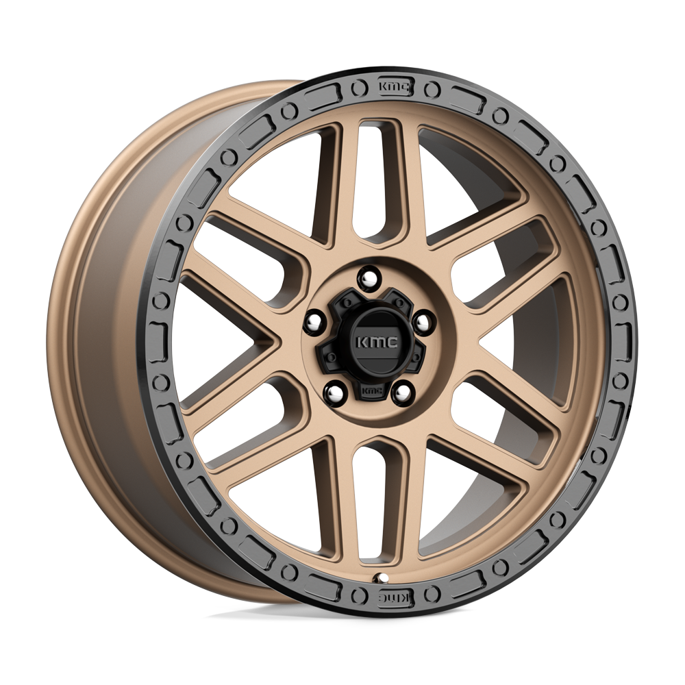 KMC Wheels Km544 Mesa 17x9 5x127 18 71.5 Matte Bronze With Black Lip