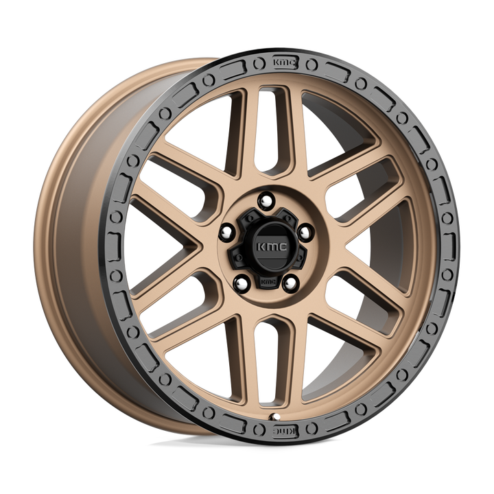 KMC Wheels Km544 Mesa 17x9 5x127 18 71.5 Matte Bronze With Black Lip