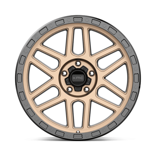 KMC Wheels Km544 Mesa 20x9 5x150 25 110.1 Matte Bronze With Black Lip