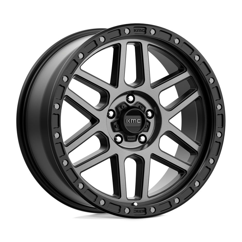 KMC Wheels Km544 Mesa 17x9 5x127 18 71.5 Satin Black With Gray Tint