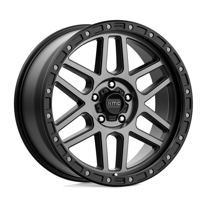 KMC Wheels Km544 Mesa 17x9 5x127 18 71.5 Satin Black With Gray Tint