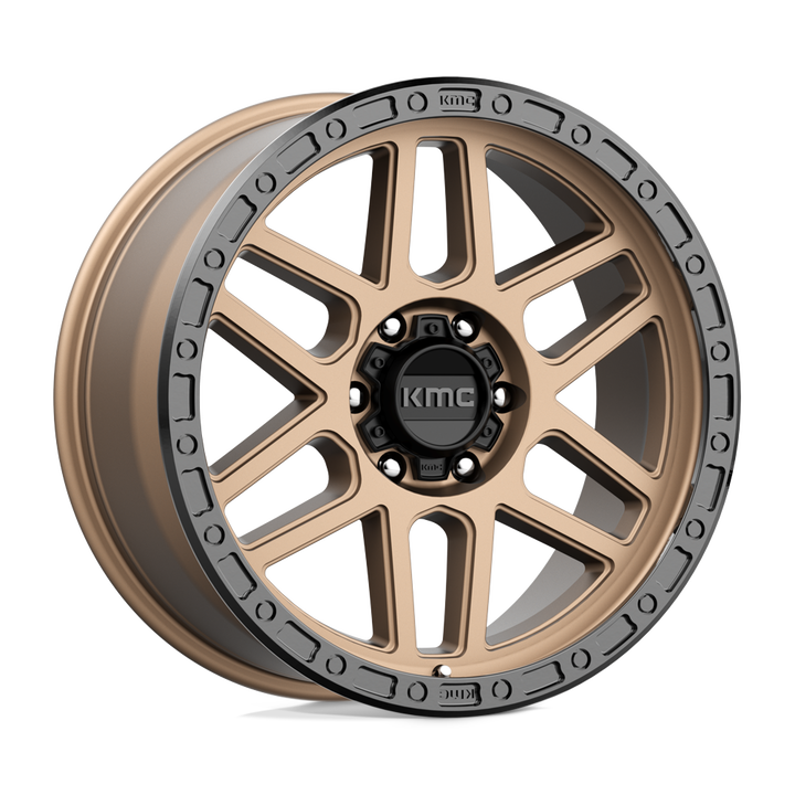 KMC Wheels Km544 Mesa 17x9 6x139.7 18 106.1 Matte Bronze With Black Lip