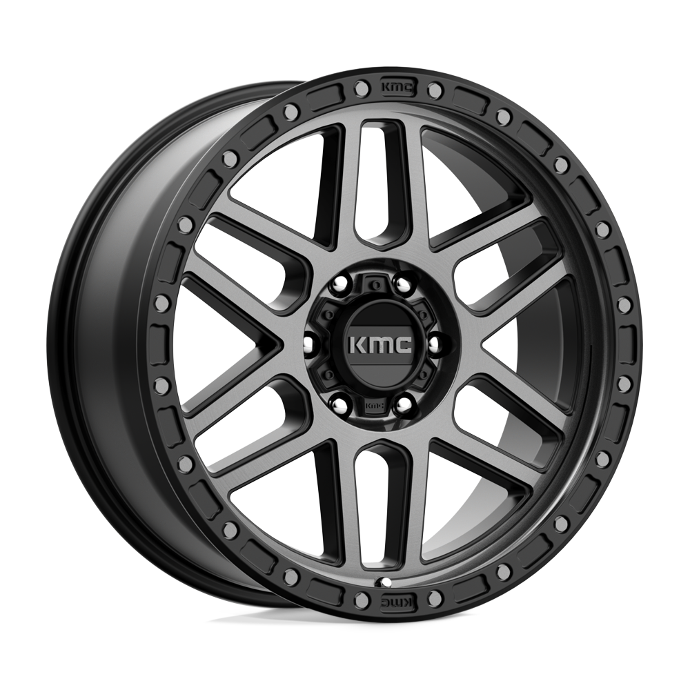 KMC Wheels Km544 Mesa 17x9 6x139.7 18 106.1 Satin Black With Gray Tint
