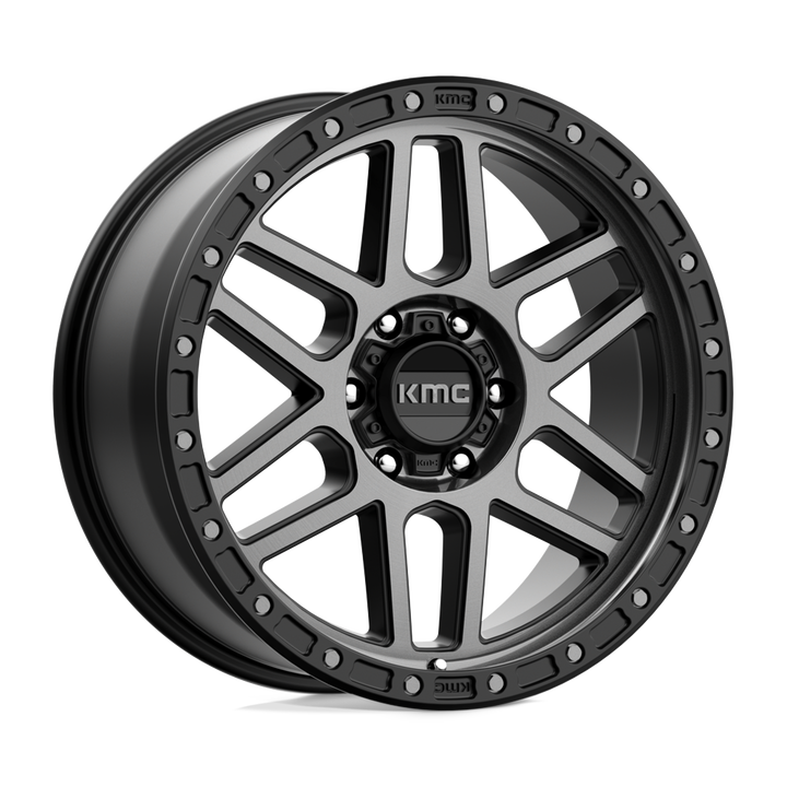 KMC Wheels Km544 Mesa 17x9 6x139.7 18 106.1 Satin Black With Gray Tint
