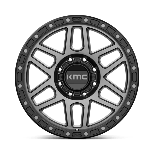 Roues KMC Km544 Mesa 20x9 8x180 18 124.2 Noir Satiné Avec Teinte Grise