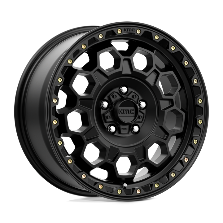 Roues KMC Km545 Trek 17x8 6x114.3 20 66.06 Noir satiné