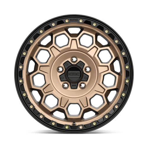 Roues KMC Km545 Trek 17x9 6x139.7 -12 106.1 Bronze Mat Avec Lèvre Noire