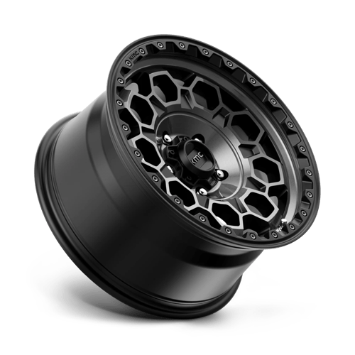 KMC Wheels Km545 Trek 17x9 5x127 0 71.5 Satin Black With Gray Tint