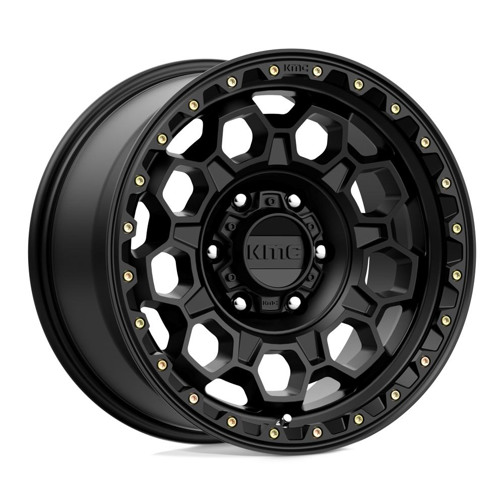 Roues KMC Km545 Trek 17x9 6x139.7 0 106.1 Noir satiné