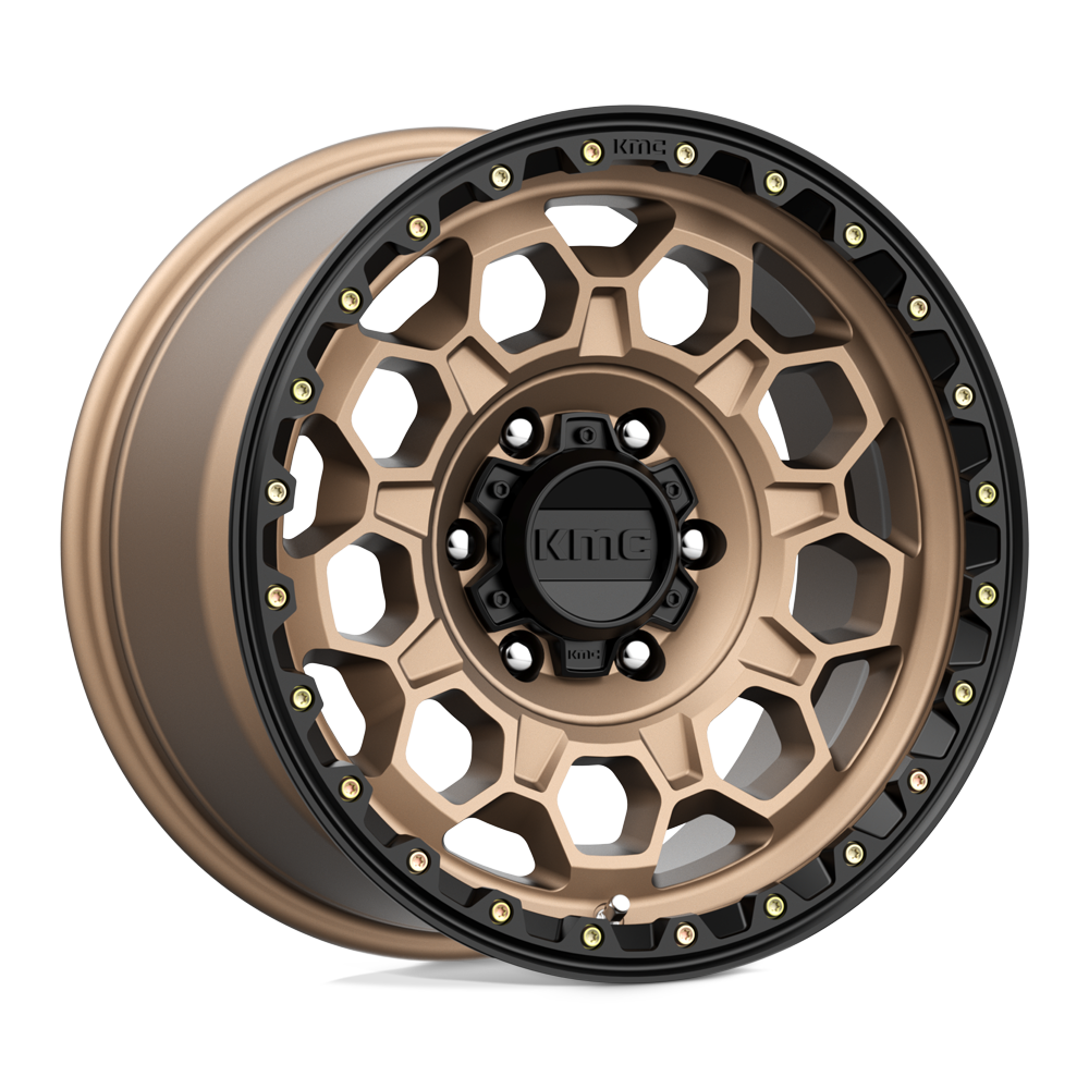 KMC Wheels Km545 Trek 17x9 6x139.7 0 106.1 Matte Bronze With Black Lip