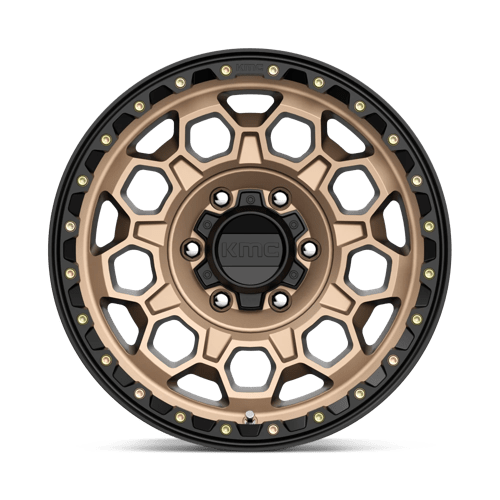 KMC Wheels Km545 Trek 17x9 6x139.7 0 106.1 Matte Bronze With Black Lip