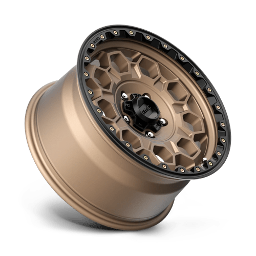 KMC Wheels Km545 Trek 17x9 5x127 18 71.5 Matte Bronze With Black Lip