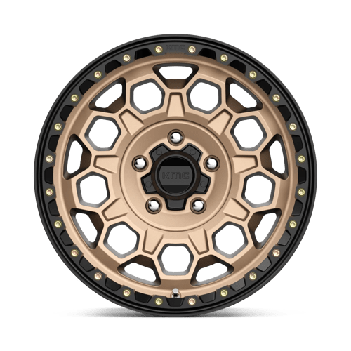 KMC Wheels Km545 Trek 17x9 5x127 18 71.5 Matte Bronze With Black Lip