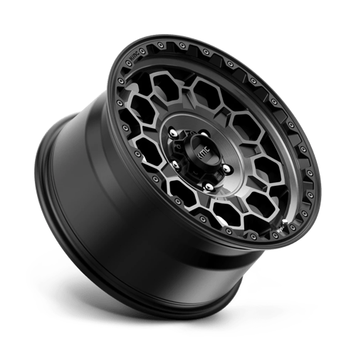 Roues KMC Km545 Trek 17x9 5x127 18 71,5 Noir satiné avec teinte grise