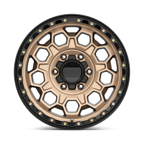 Roues KMC Km545 Trek 17x9 6x139.7 18 106.1 Bronze Mat Avec Lèvre Noire