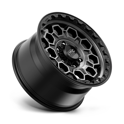 KMC Wheels Km545 Trek 17x9 6x135 18 87.1 Satin Black With Gray Tint