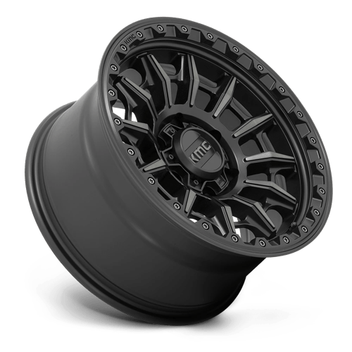 KMC Wheels Km547 Carnage 16x8 6x139.7 0 106.1 Satin Black With Gray Tint