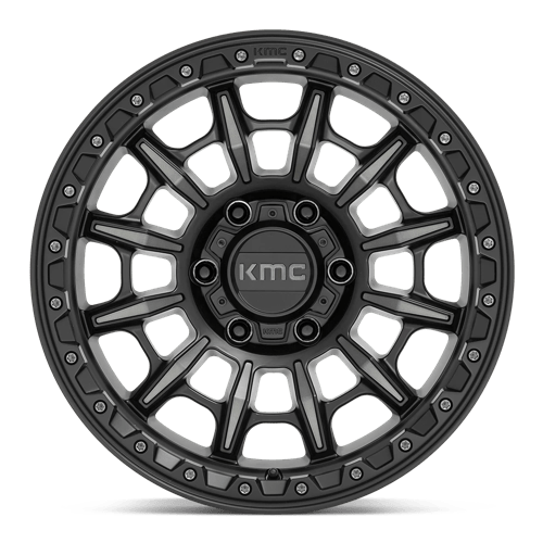 KMC Wheels Km547 Carnage 17x9 6x135 0 87.1 Noir Satiné Avec Teinte Grise