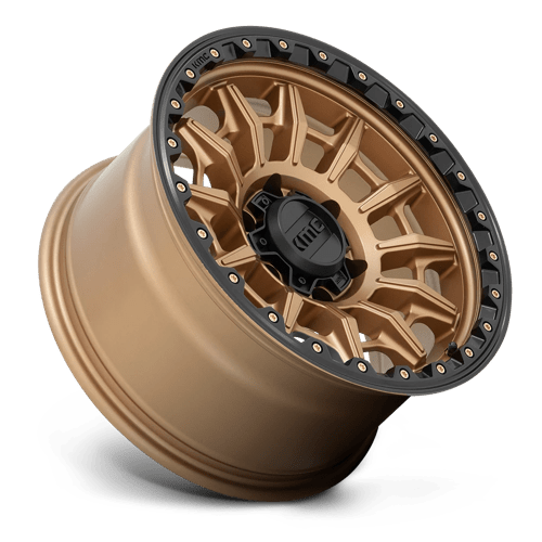 KMC Wheels Km547 Carnage 16x8 6x139.7 0 106.1 Matte Bronze With Black Lip