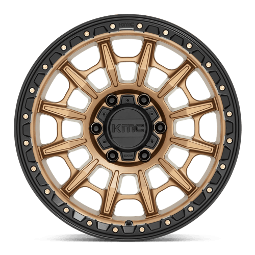 KMC Wheels Km547 Carnage 16x8 6x139.7 0 106.1 Matte Bronze With Black Lip