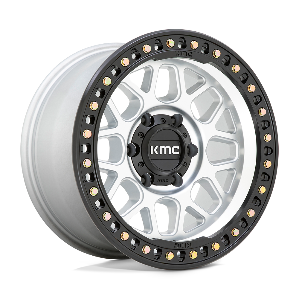 KMC Km549 Grs 17x9 5x139.7 18 78.1 Machined With Satin Black Lip