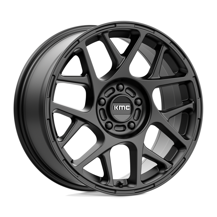 Jantes KMC Km708 Bully 17x8 5x120 38 74.1 Noir satiné