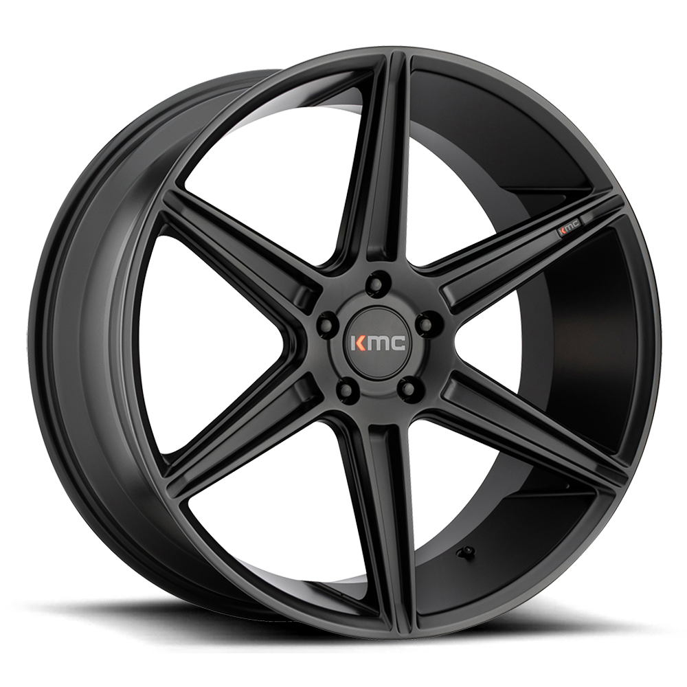 KMC Wheels Km711 Prism 20x10.5 5x114.3 45 72.56 Satin Black