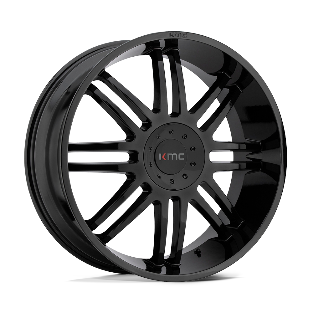 KMC Wheels Km714 Régulateur 22x9,5 6x135 / 6x139,7 30 100,3 Noir Brillant