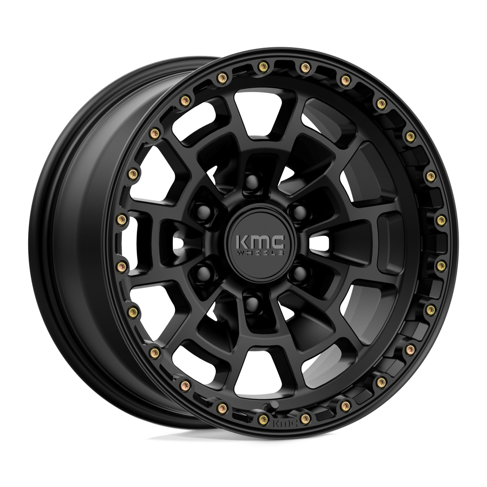 Roues KMC Km718 Summit 16x8 6x139.7 0 106.1 Noir satiné
