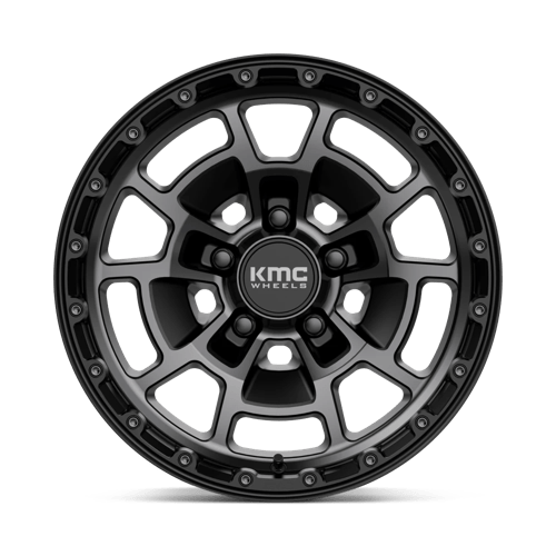 KMC Wheels Km718 Summit 17x8.5 5x127 0 71.5 Satin Black With Gray Tint