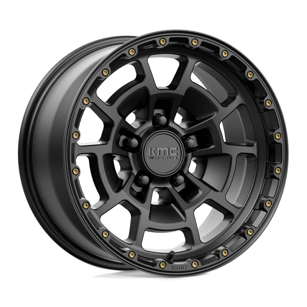 KMC Wheels Km718 Summit 17x8.5 5x127 0 71.5 Satin Black