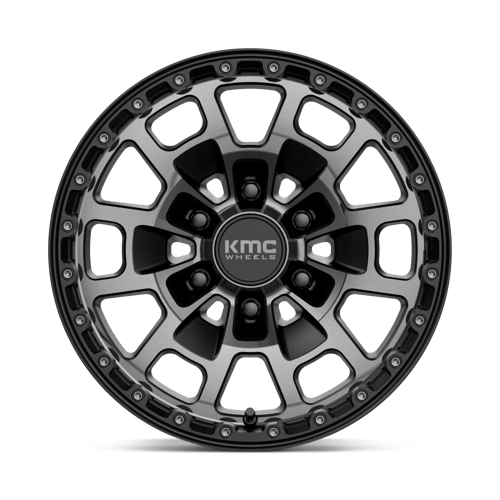 KMC Wheels Km718 Summit 17x8.5 6x135 18 87.1 Satin Black With Gray Tint