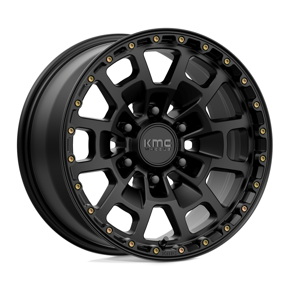 KMC Wheels Km718 Summit 17x8.5 6x139.7 18 106.1 Satin Black