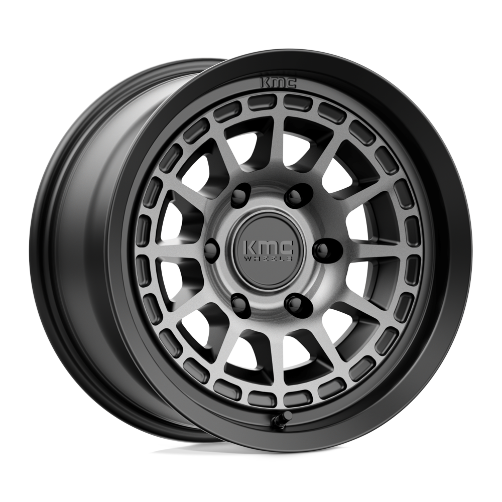 Roues KMC Km719 Canyon 17x8 6x139.7 20 106.1 Noir satiné avec teinte grise