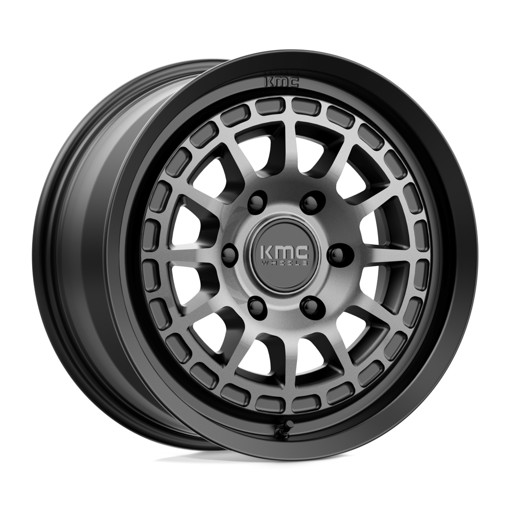 KMC Wheels Km719 Canyon 17x8 6x139.7 35 100.3 Satin Black With Gray Tint