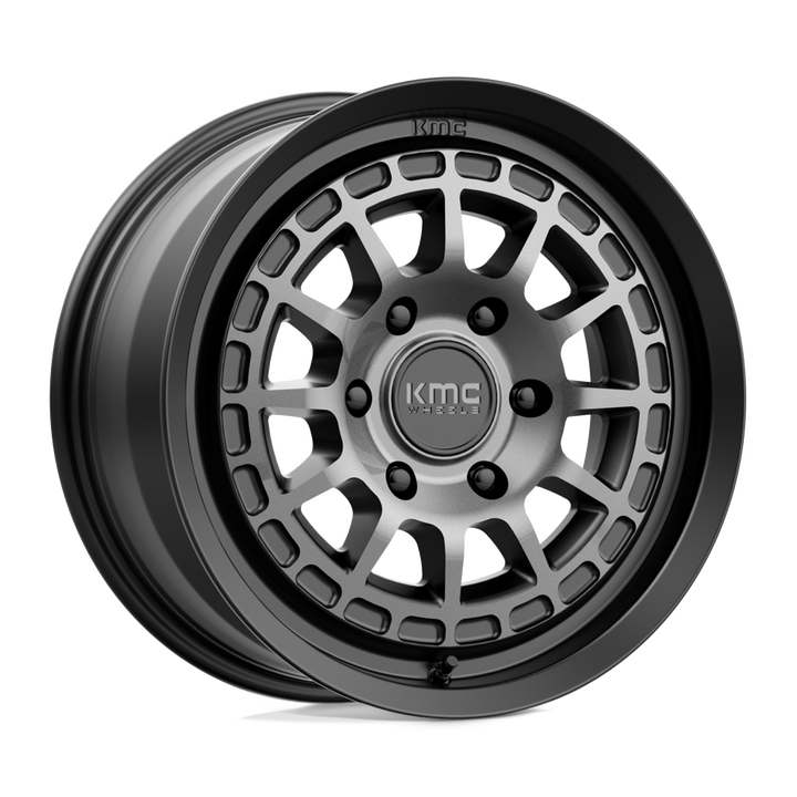 KMC Wheels Km719 Canyon 17x8 6x139.7 35 100.3 Satin Black With Gray Tint