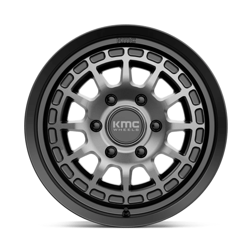 KMC Wheels Km719 Canyon 17x8 6x139.7 35 100.3 Satin Black With Gray Tint