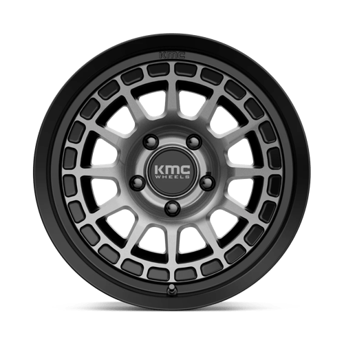 Roues KMC Km719 Canyon 17x8,5 5x127 0 71,5 Noir Satiné Avec Teinte Grise