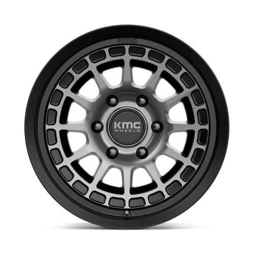 KMC Wheels Km719 Canyon 17x8.5 6x139.7 0 106.1 Satin Black With Gray Tint