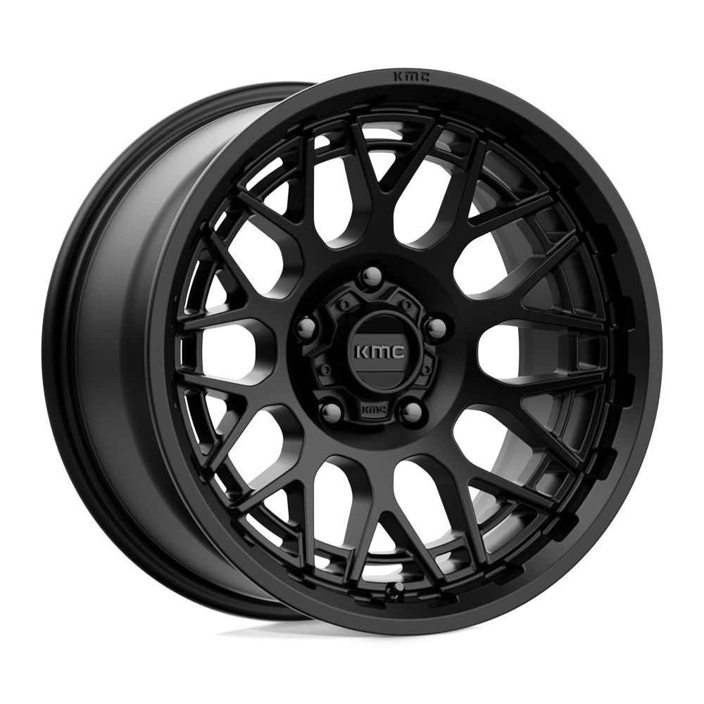 KMC Wheels Km722 Technic 17x8.5 5x127 0 71.5 Satin Black